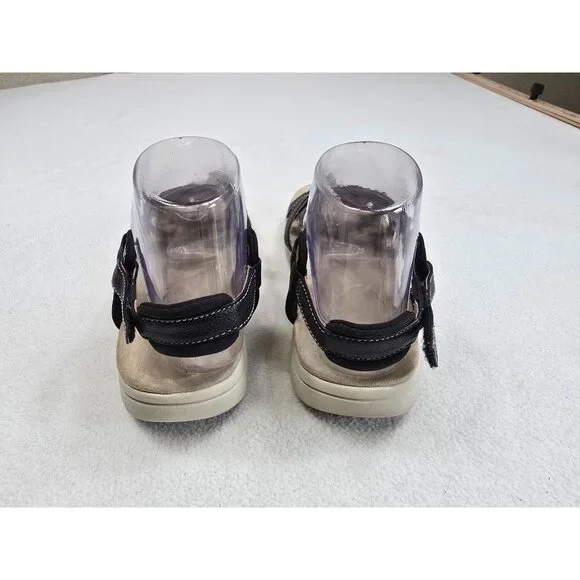 Easy Spirit Black Strappy Comfort Sandals 7M Adjustable Slingback Shoes - Picture 3 of 8